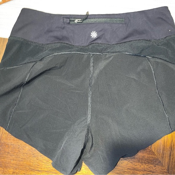 womans size xs black athleta brand shorts - Picture 2 of 3